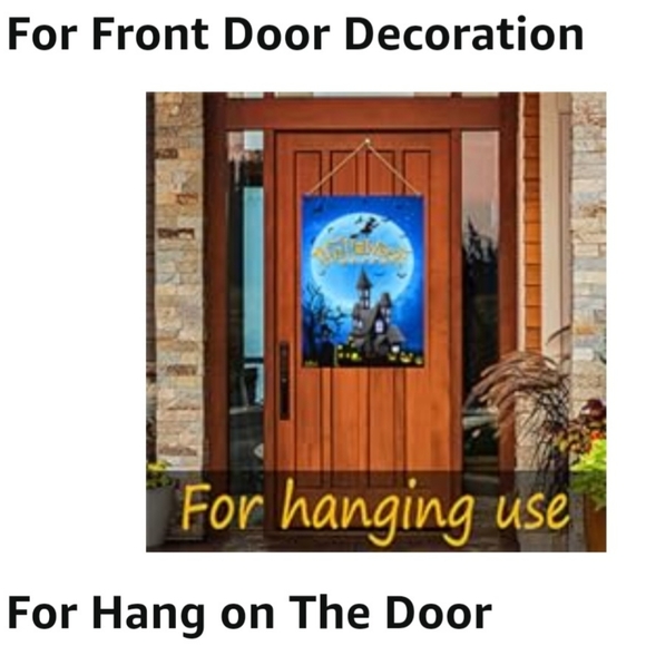 Halloween LED Lighted Outdoor Flag/Banner - Picture 1 of 8